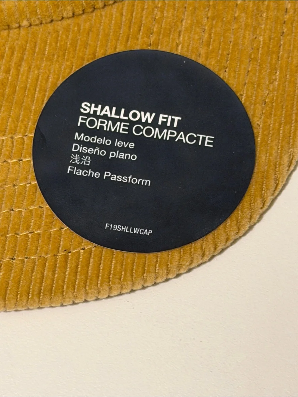 The North Face Unisex Corduroy Shallow Fit Logo Hat Cap Almond Butter Brown OS
